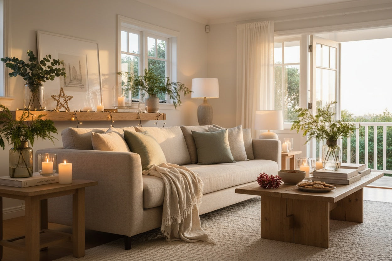 Cozy Christmas Home NZ: Living Room Styling Guide | Treasurebox