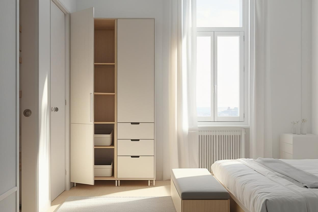 Stunning Small Space Storage Furniture Solutions image