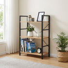 Hikuai 3 Tier Bookshelf - Natural + Black