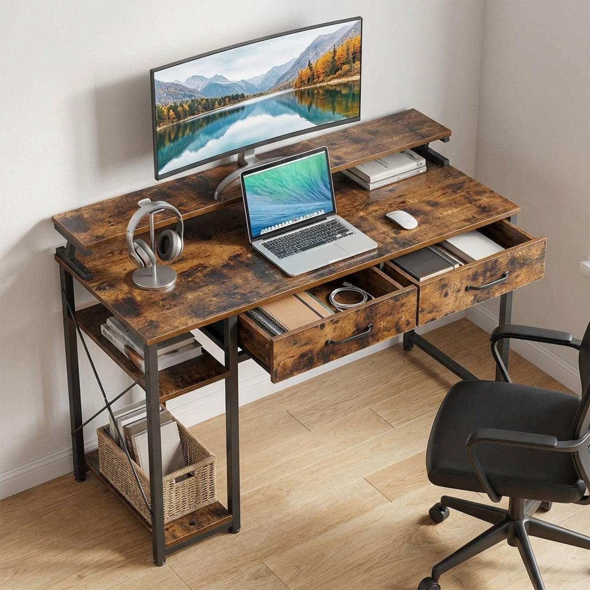 LT10574-gael-120cm-computer-desk-with-2-drawers-rustic-brown-202601291