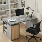 Clifford 140cm Computer Desk - Cement