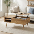 Lodge Lift Top Coffee Table - Oak