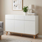 Hudson 1.35m Sideboard Buffet Table - White