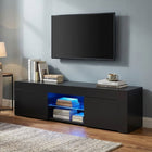 Maize 1.3m LED Entertainment Unit - Black