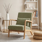 Taru Velvet Armchair - Green