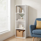 Clinton 4 Tier Bookshelf Display Shelf - White