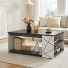 Dustin Coffee Table - Oak Grey + White