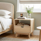 Fredy Bedside Table - Natural Oak