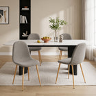 Arlo Linen Dining Chair - Set of 4 - Beige