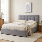 Abigail Double Gas Lift Bed Frame - Grey