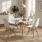Cena Dining Table Round 80 x 75cm - White