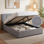 Abigail Double Gas Lift Bed Frame - Grey