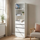 DELTA 4 Drawer & 3 Shelf Wardrobe - White