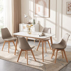 Evelyn Dining Chair Padded - Set of 4 - Brown