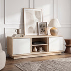Thames 1.5m Entertainment Unit - Oak + White