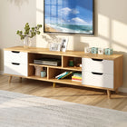 Lucille 1.4M Entertainment Unit - Maple + White