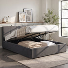 Elizabeth Double Gas Lift Bed Frame - Dark Grey