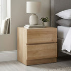 Harris Wooden Bedside Table - Oak