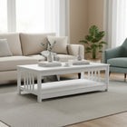 Wular Rectangle Coffee Table - White