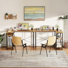 Omar Computer Corner Desk - Rustic Brown