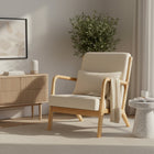 Taru Velvet Armchair - Beige