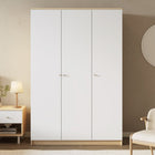 Ellis 3 Door Wardrobe - Oak + White