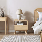 Fredy Bedside Table - Natural Oak