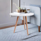 Elza Round Side Table Coffee Table 50cm