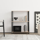 Horeke 3 Tier Flexi Storage Rack - Oak + Black