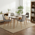 Arlo Linen Dining Chair - Set of 4 - Beige