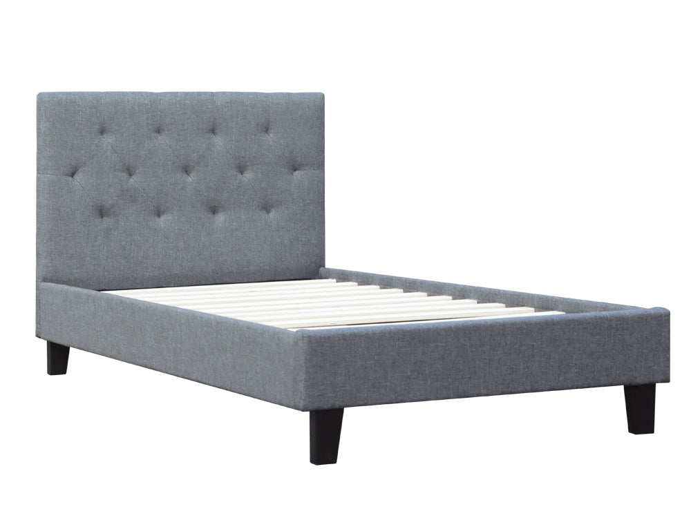 Treasurebox BLANE Single Bed Frame - GREY