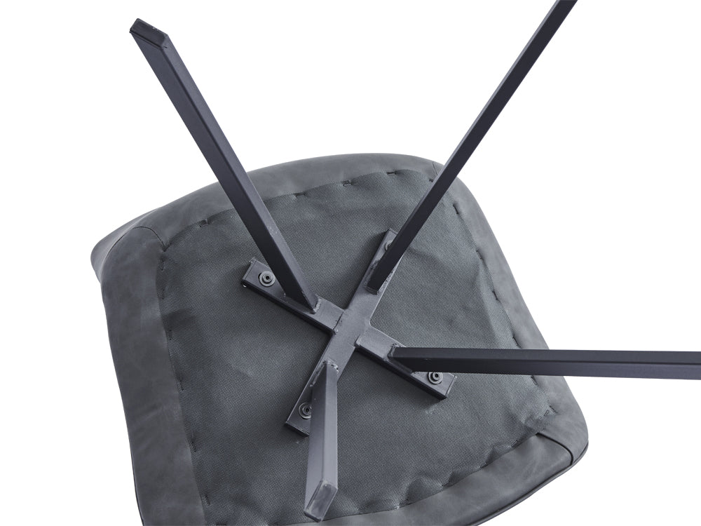 CECILIA 4PCS Dining Chair - DARK GREY By Treasurebox