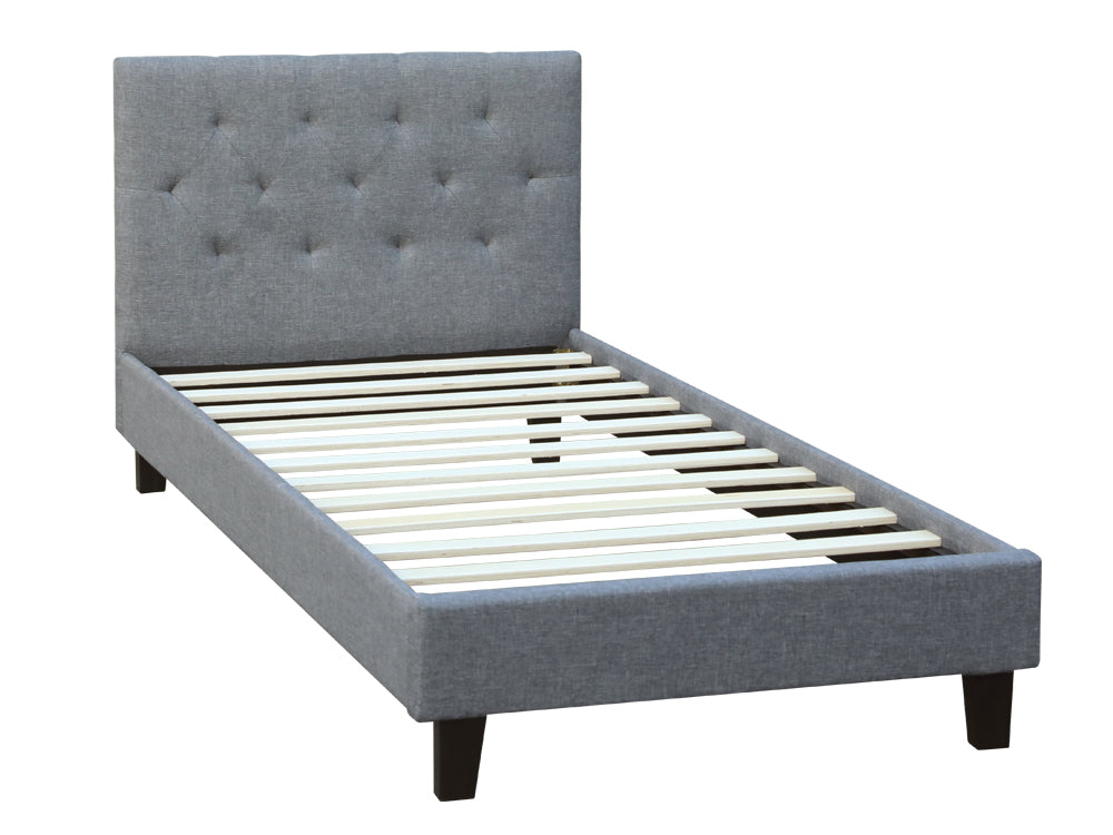 Treasurebox BLANE Single Bed Frame - GREY