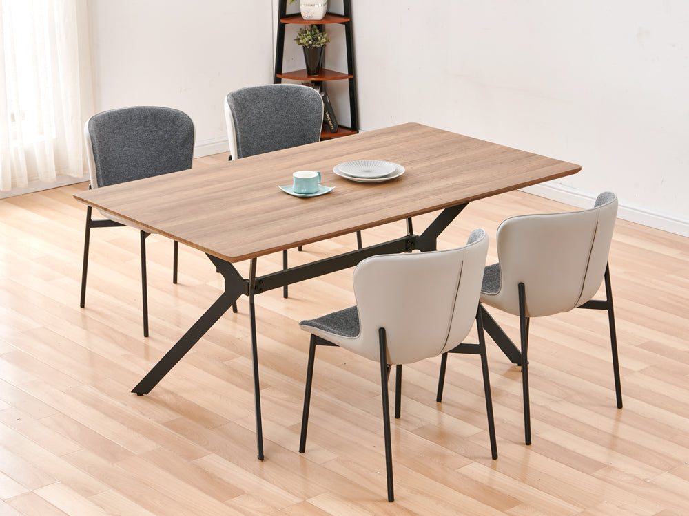 Treasurebox NAOMI 4PCS Dining Chair - GREY