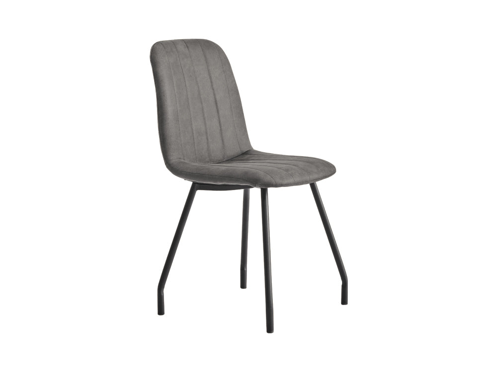 Treasurebox KIARA 4PCS Dining Chair - DARK GREY