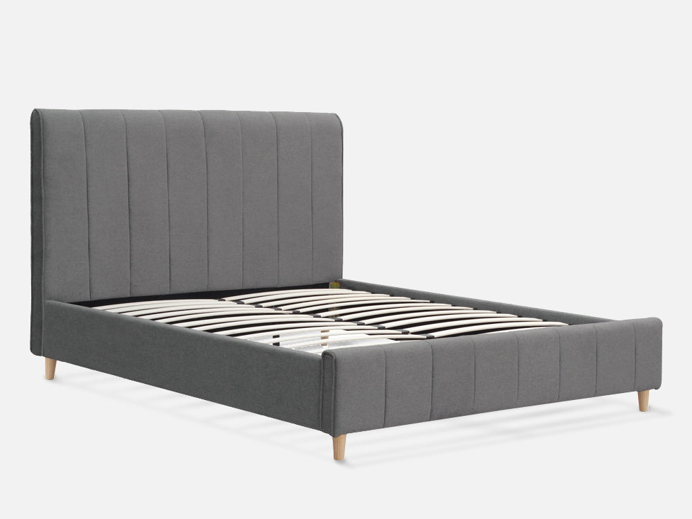 Treasurebox SIERRA Queen Bed Frame - GREY 21779