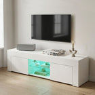 Maize 1.3m LED Entertainment Unit - White