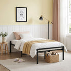 Isla Single Metal Bed Frame - Black