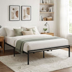 Isla Queen Metal Bed Frame - Black