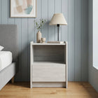 Ashton Bedside Table - Grey Oak