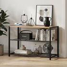 Milton 3 Tier Storage Shelf - Maple + Black