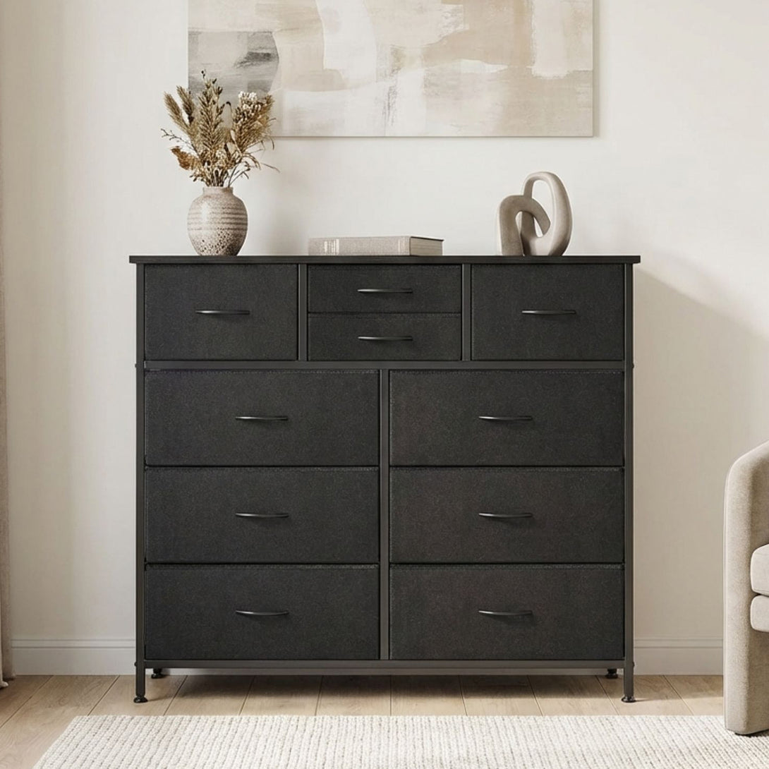 Natalia 10 Drawers Lowboy Chest Dresser