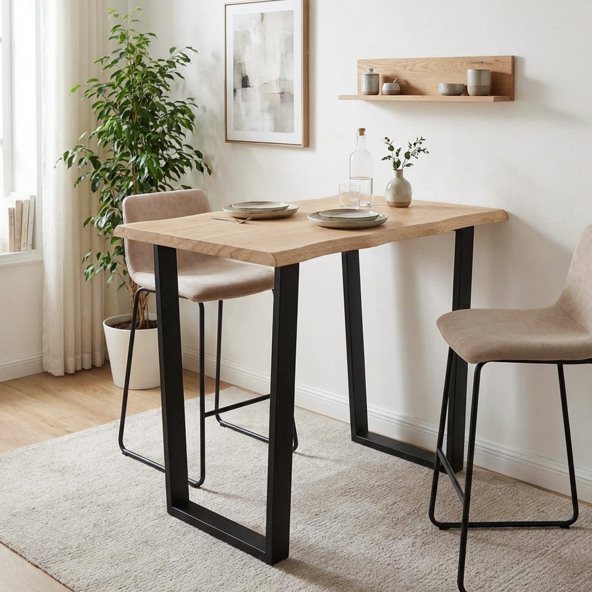 Carmine Bar Table 120 x 80cm - White Oak – Treasurebox