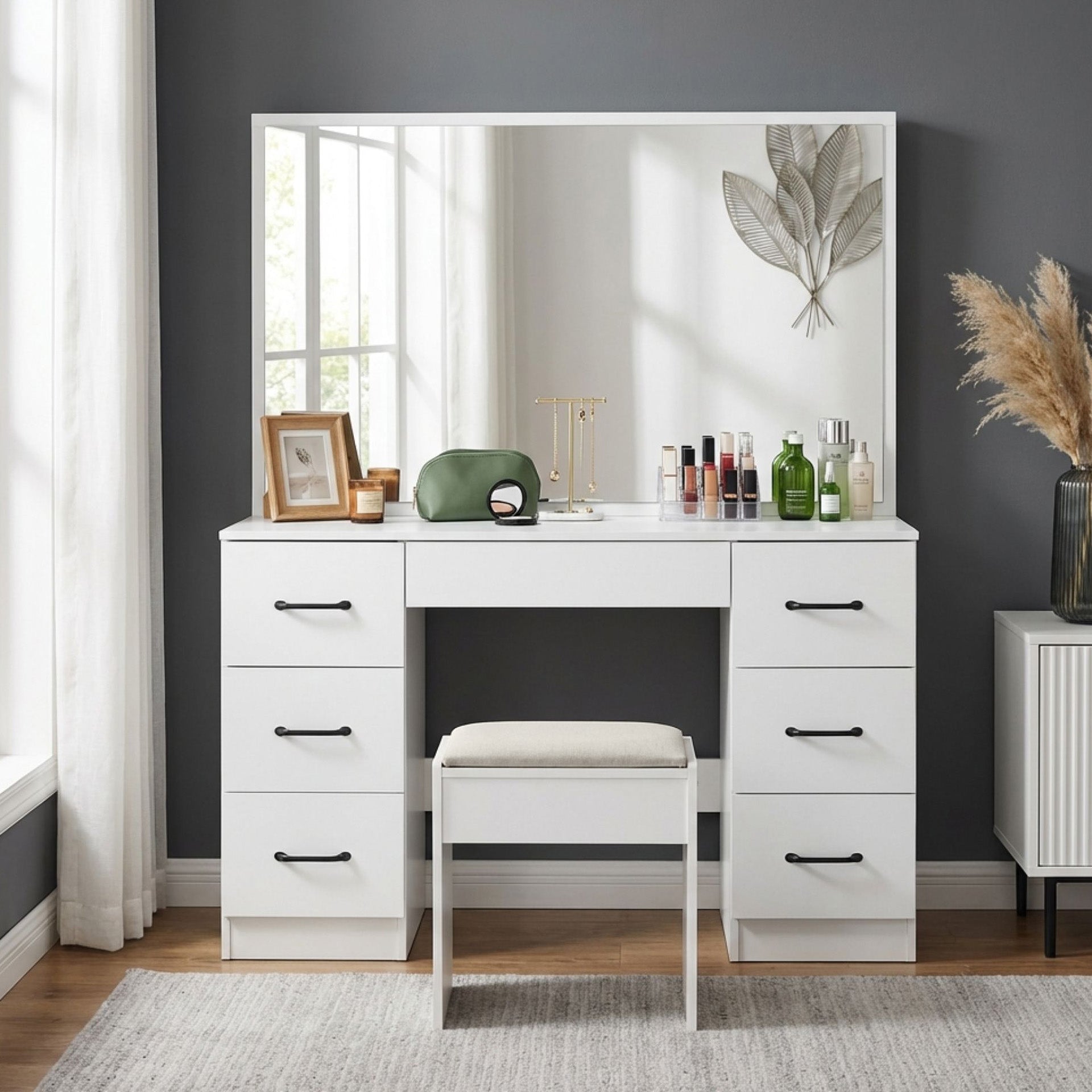 ドレッサー・鏡台 KARE Dressing Table Vanity 102x47cm 廃番】バニティ102×47cm デスク/ ドレッサー - デスク・机の通販