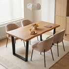 Bryce Dining Table 180 x 90cm - Oak + Black