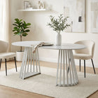 Kieran Oval Dining Table 180 x 90cm - White