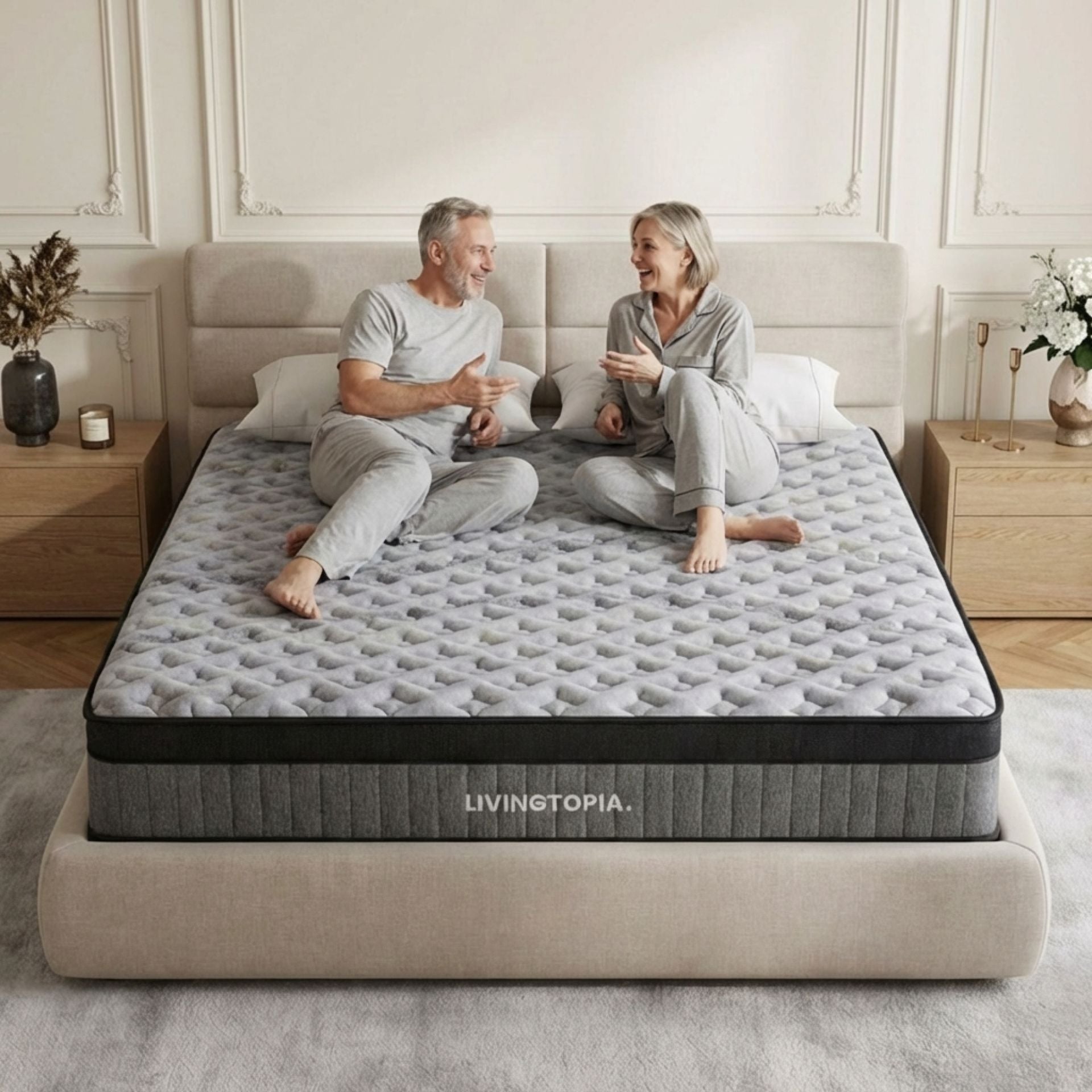 LivingTopia Hybrid Plus Queen Mattress – Treasurebox LivingTopia Hybrid Plus Queen Mattress – Treasurebox