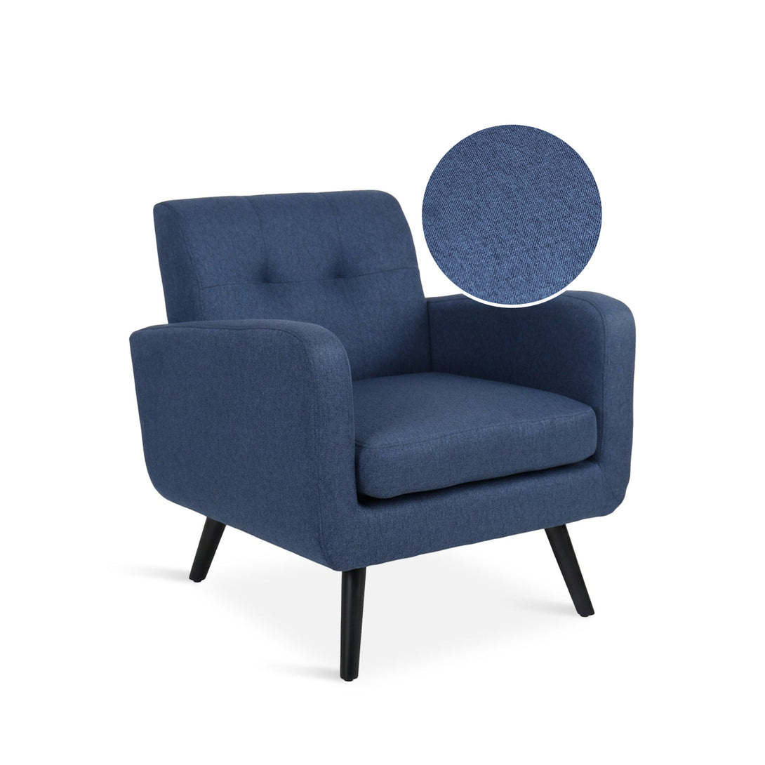 Tulo Linen Armchair - Dark Blue – Treasurebox