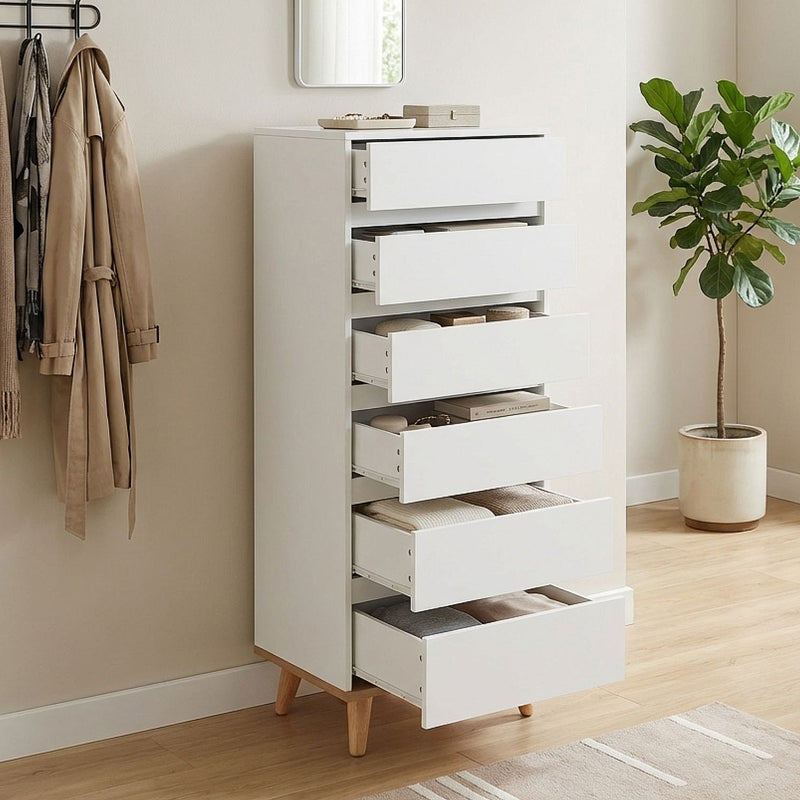white tallboy dresser Tall Slim Tall Boy Drawers Bampton White Chest Of Drawers Grey Laura James  Laura this dresser offers plenty of space to organize daily necessities like cosmetics Custom Made White Tallboy collection