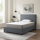 Shasta King Single Bed Frame - Dark Grey